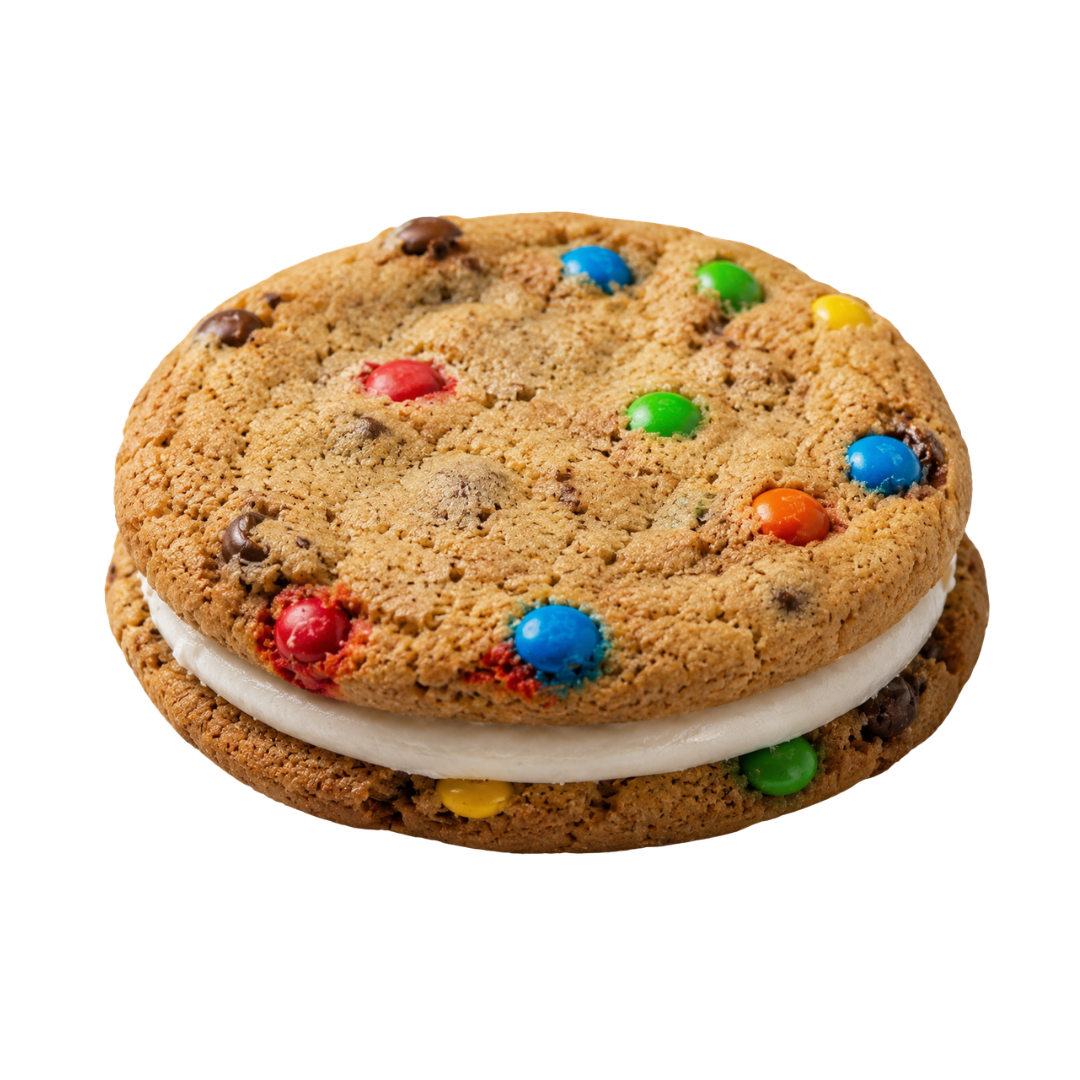 M&M Cookie Sandwich
